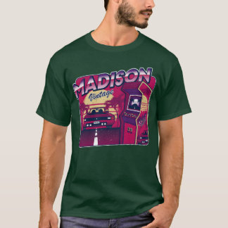 Madison Personalized Vintage Gamer 80s 90s T Shirt