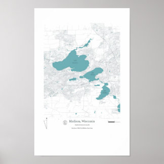 Madison Sjöar Poster