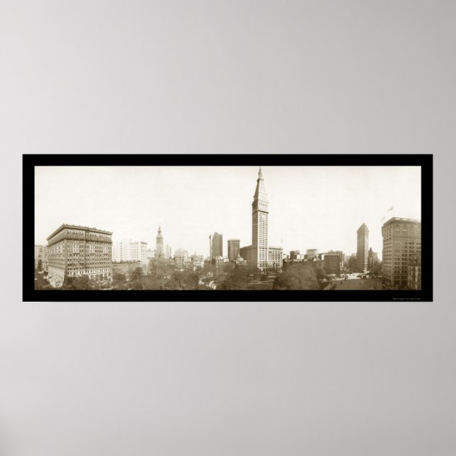 Madison Square, NYC Photo 1910 Poster (Framsidan)