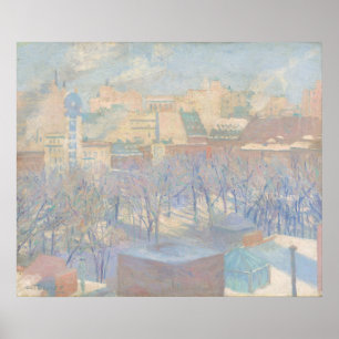 Madison Square Snö - Allen Tucker Fine Art Poster