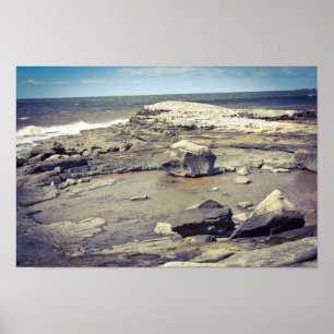 Madison strand, Connecticut Poster