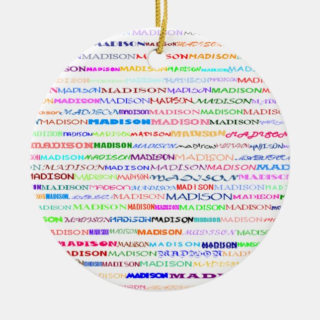 Madison Text Design II Ornament (Framsidan)