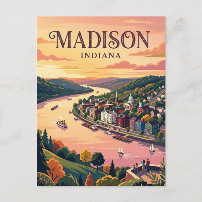 Madison USA Vykort (Framsida)