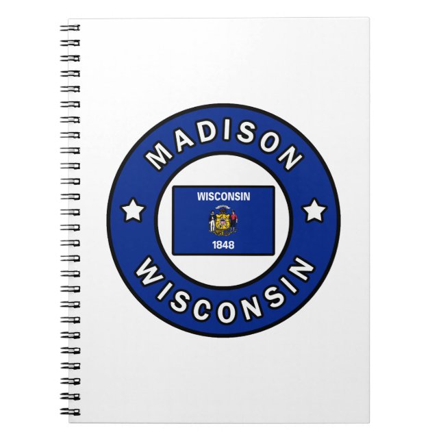 Madison Wisconsin Anteckningsbok (Framsidan)