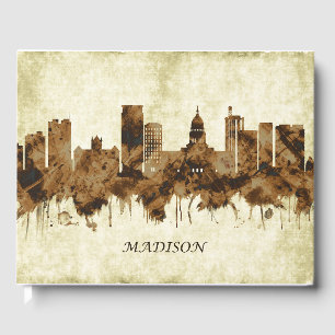 Madison Wisconsin Cityscape Gästböcker