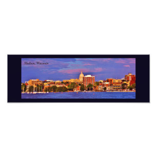 Madison, Wisconsin Fototryck