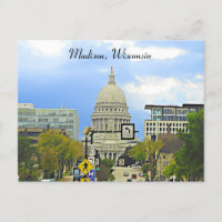 Madison, Wisconsin Huvudstad Byggande fotografi