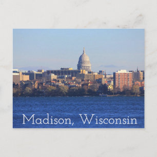 Madison Wisconsin Huvudstad vykort