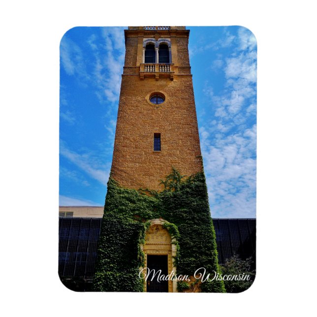 Madison, Wisconsin Magnet (Vertikal)