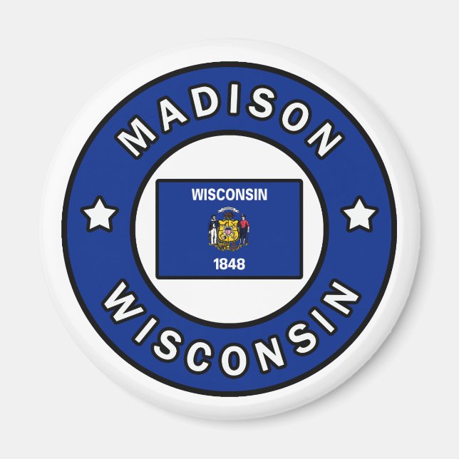 Madison Wisconsin Magnet (Framsidan)
