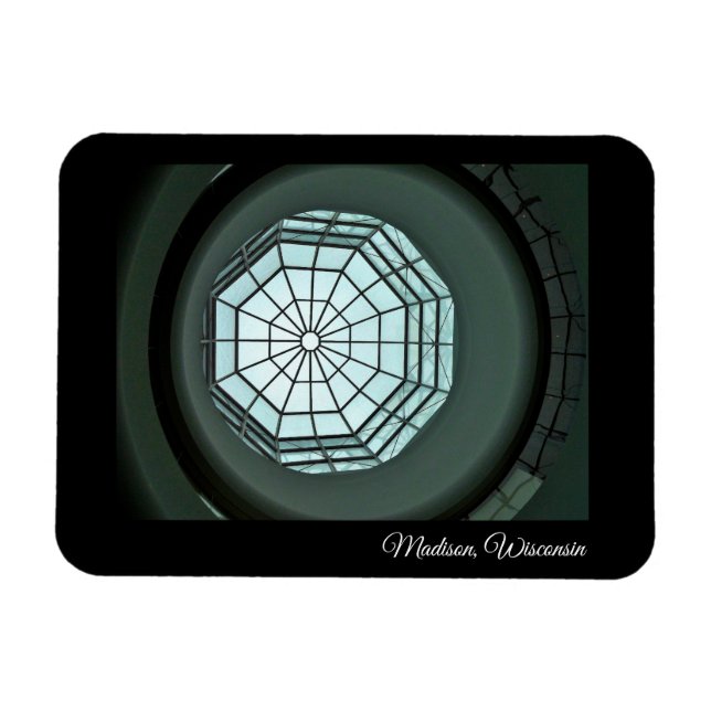 Madison, Wisconsin Magnet (Horisontell)