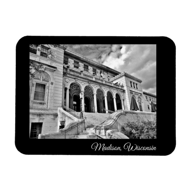 Madison, Wisconsin Magnet (Horisontell)