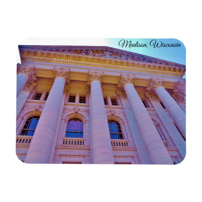 Madison, Wisconsin Magnet (Horisontell)