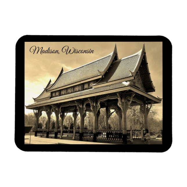 Madison, Wisconsin Magnet (Horisontell)
