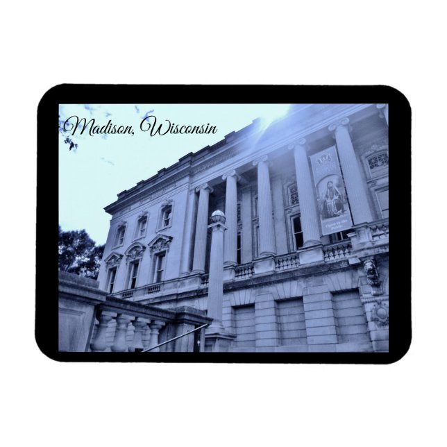 Madison, Wisconsin Magnet (Horisontell)
