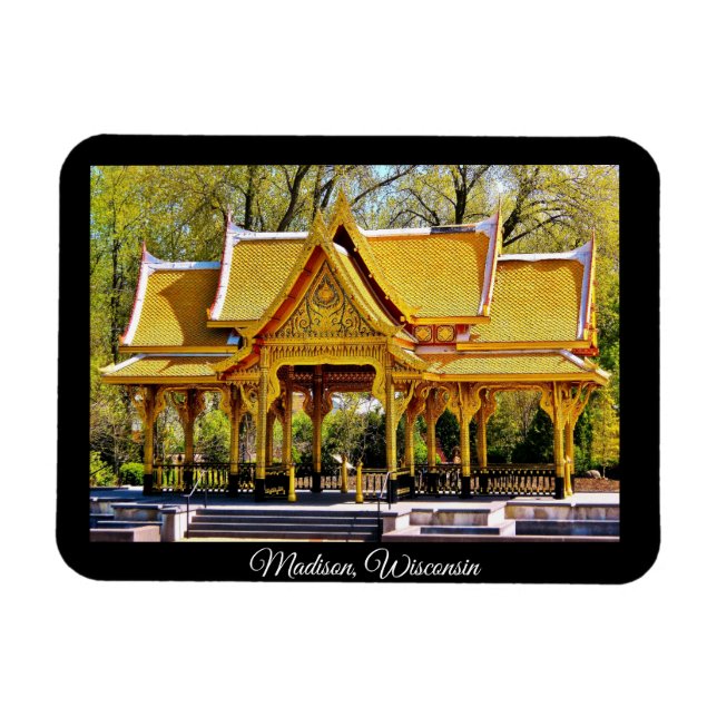 Madison, Wisconsin Magnet (Horisontell)