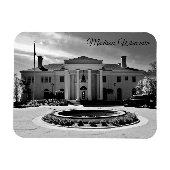 Madison, Wisconsin Magnet (Horisontell)