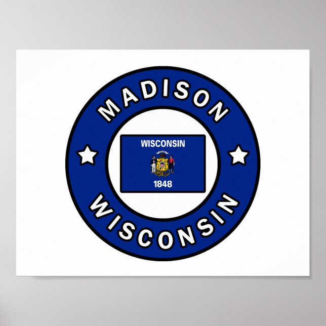 Madison Wisconsin Poster (Framsidan)