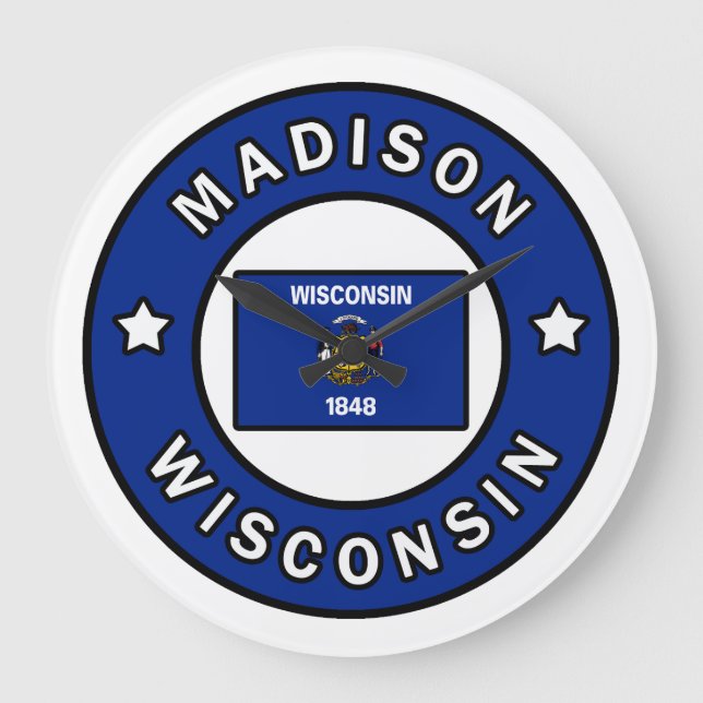 Madison Wisconsin Stor Klocka (Framsida)