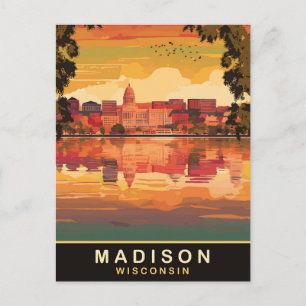 Madison, Wisconsin Vykort