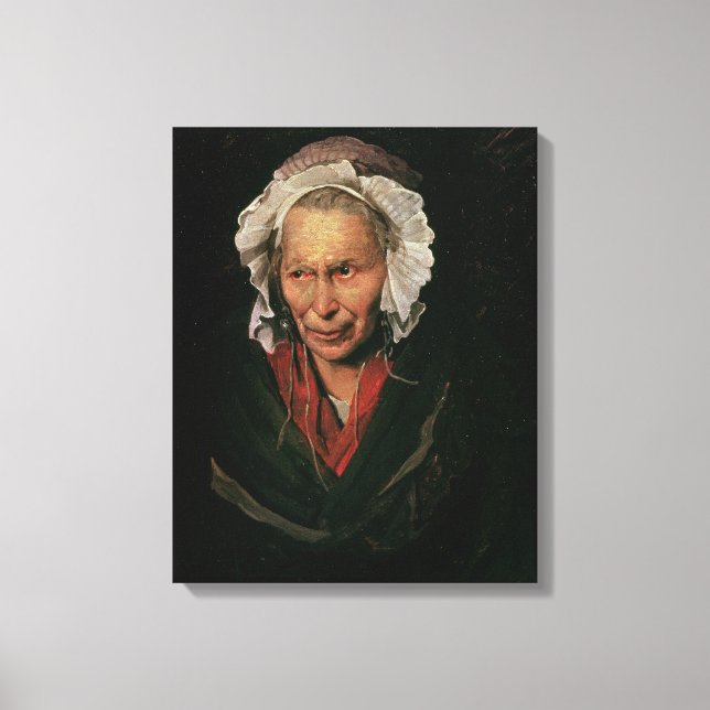 MadKvinnan eller The Obsession of Envy, 1819-22 Canvastryck (Framsida)