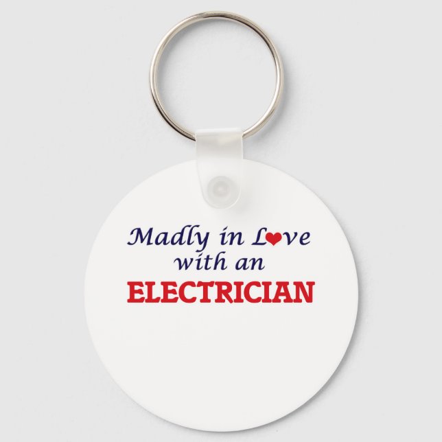 Madly i kärlek med en elektriker nyckelring (Framsida)
