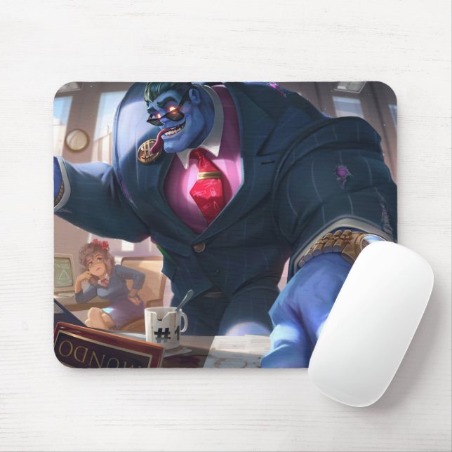Madman Gaming Mousepad | Power Lifter Themed Art Musmatta (Med mus)