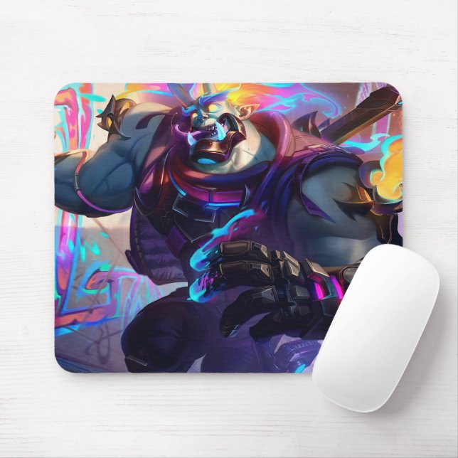 Madman Gaming Mousepad | Power Lifter Themed Art Musmatta (Med mus)