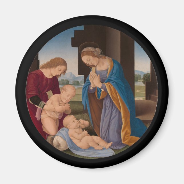 Madonna Adoring Child with the Infant Saint Magnet (Framsidan)