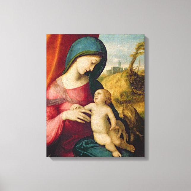 Madonna and Child, 1512-14 Canvastryck (Framsida)