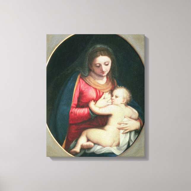 Madonna and Child, 1598 Canvastryck (Framsida)