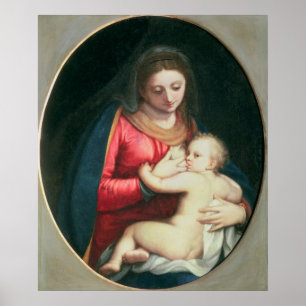 Madonna and Child, 1598 Poster