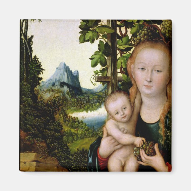 Madonna and Child, c.1525 Magnet (Framsidan)