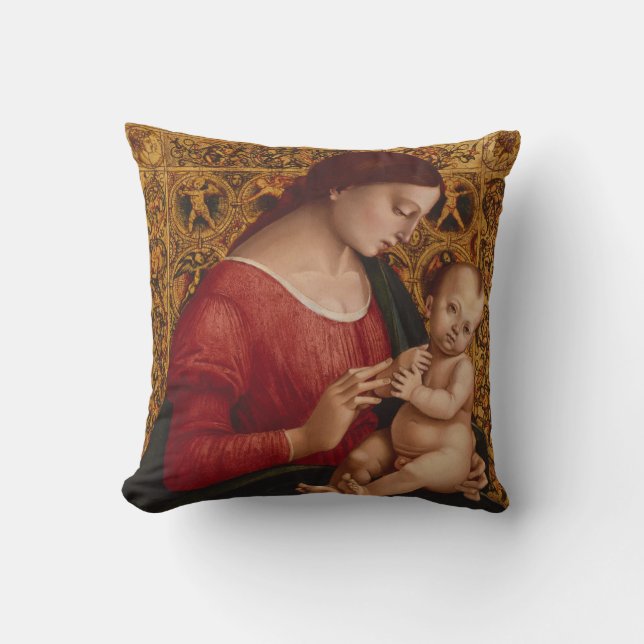 Madonna and Child, Circa 1505-07 Kudde (Framsida)