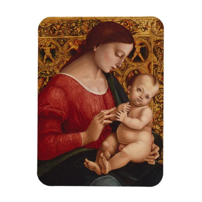 Madonna and Child, Circa 1505-07 Magnet (Vertikal)