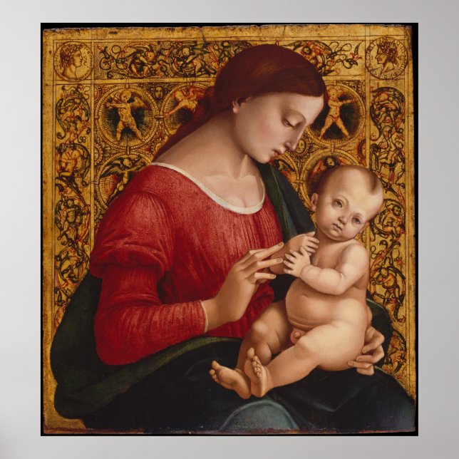 Madonna and Child, Circa 1505-07 Poster (Framsidan)