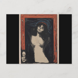 Madonna av Edvard Munch,symbolisk målare Vykort
