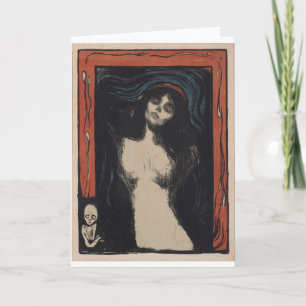 Madonna av Edvard Munch, symbolistmålare Kort