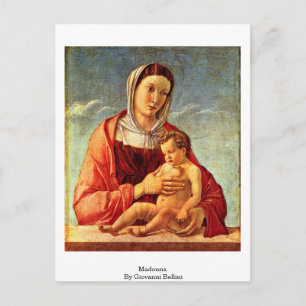 Madonna av Giovanni Bellini Vykort