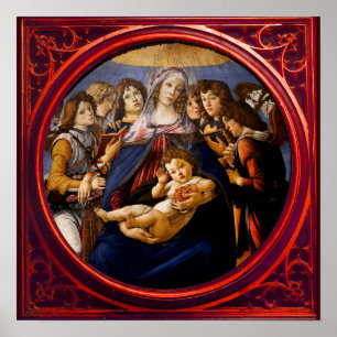 Madonna av granatäpplet Poster