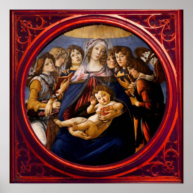 Madonna av granatäpplet Poster (Framsidan)