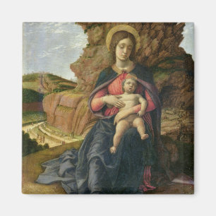 Madonna av grottan, 1488-90 (tempera på panel) magnet