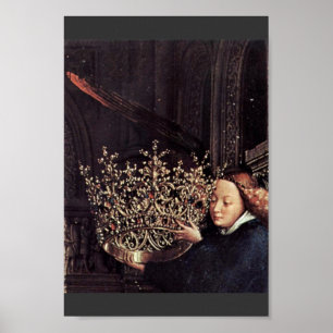 Madonna av kanslern Nicholas Rolin av Eyck Jan Poster
