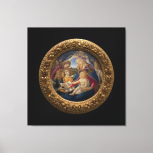 madonna av magnificat canvastryck