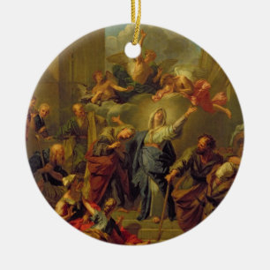 Madonna av Magnificaten Julgransprydnad Keramik