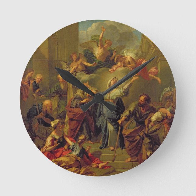 Madonna av Magnificaten Rund Klocka (Framsida)