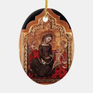 MADONNA AV ÖDMJUKHET JULGRANSPRYDNAD KERAMIK