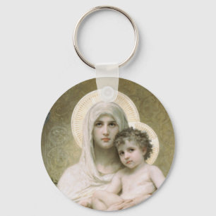 Madonna av ro nyckelring
