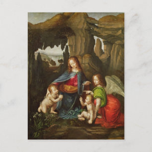 Madonna av stenarna vykort