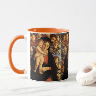 Madonna av Tjerubim av Andrea Mantegna Mugg